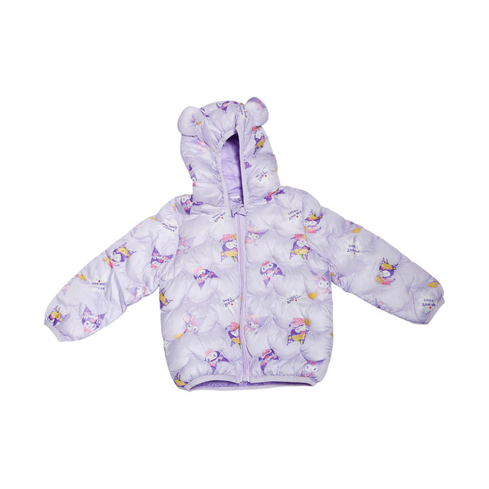 GIRLS L/S PUFFER JACKET HOODED MZW-24 9-12M 59