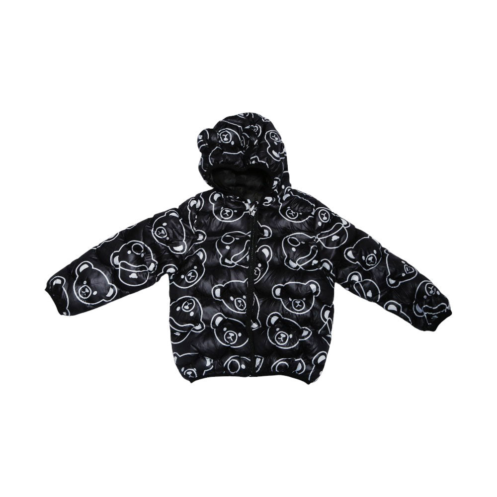 BOYS L/S PUFFER JACKET HOODED MZW-24 2-3Y 75