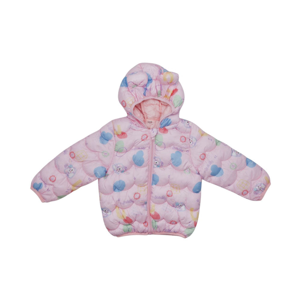 GIRLS L/S PUFFER JACKET HOODED MZW-24 12-18M 71