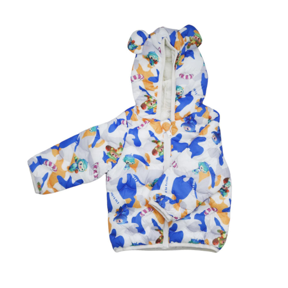 BOYS L/S PUFFER JACKET HOODED MZW-24 3-6M 60