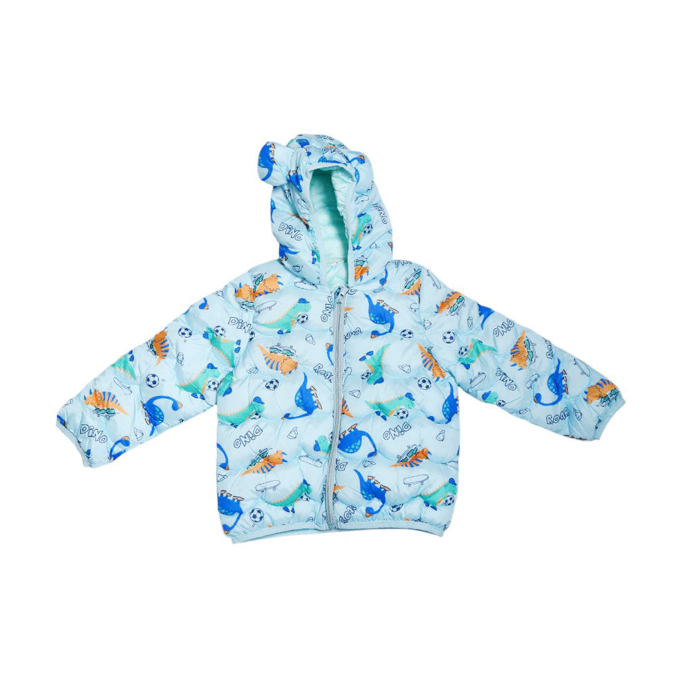 BOYS L/S PUFFER JACKET HOODED MZW-24 12-18M 52
