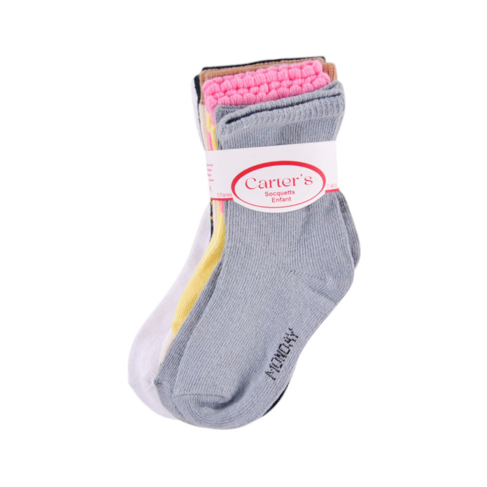 BABY SOCKS 5PC PACK NICE & EASY 5-6Y MZW-24 2HC
