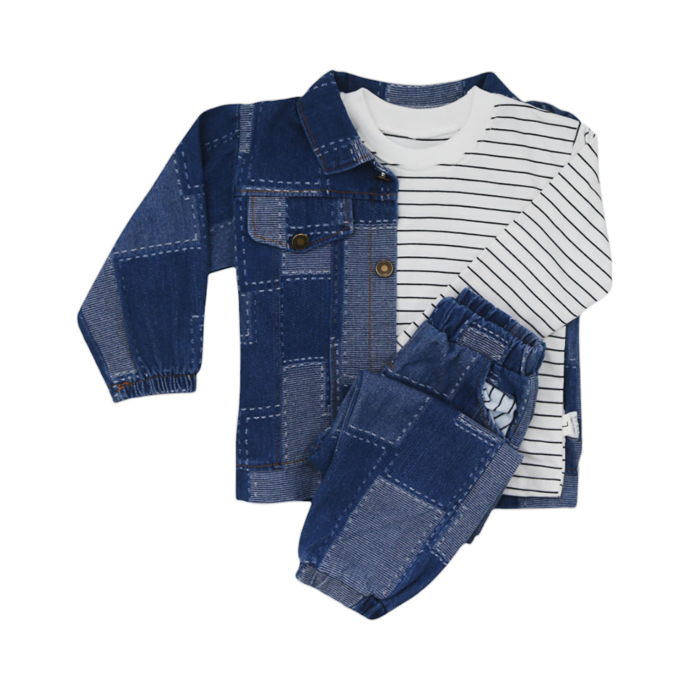 BOYS L/S 2PC PAJAMA SUIT 18-24M MZW-24 01014