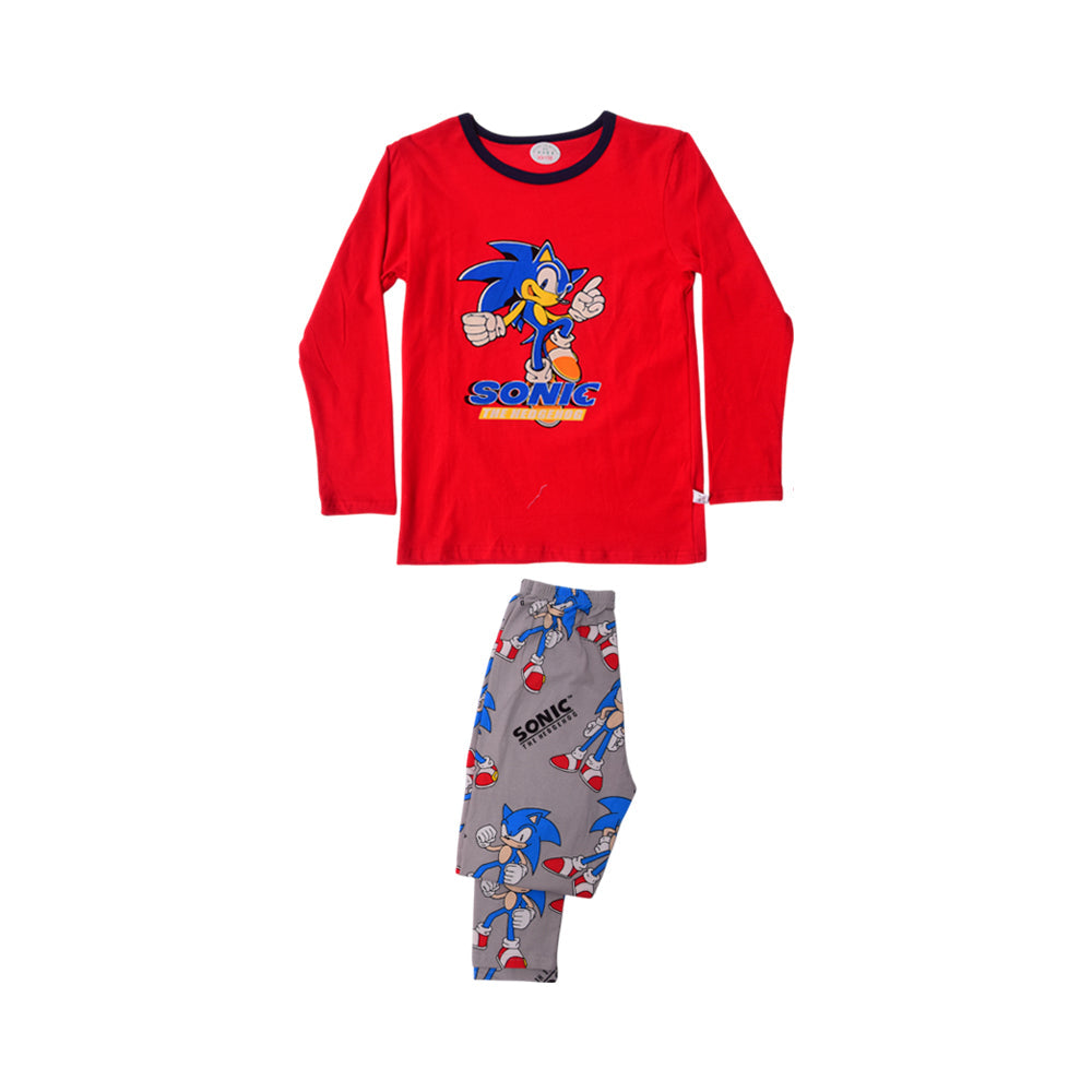 BOYS L/S 2PC SLEEPING SUIT CHR MZW-24 7-8 YEAR N-1