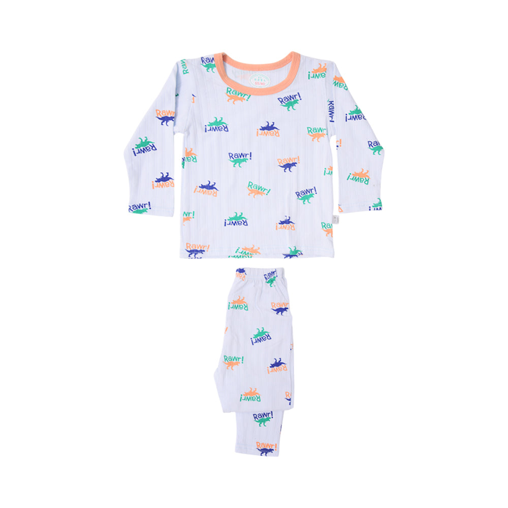 BOYS L/S 2PC SLEEPING SUIT ROT MZW-24 9-12M N1