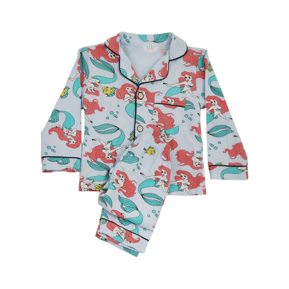 GIRLS L/S 2PC SLEEPING SUIT F/O MZW-24 9-12M NO2