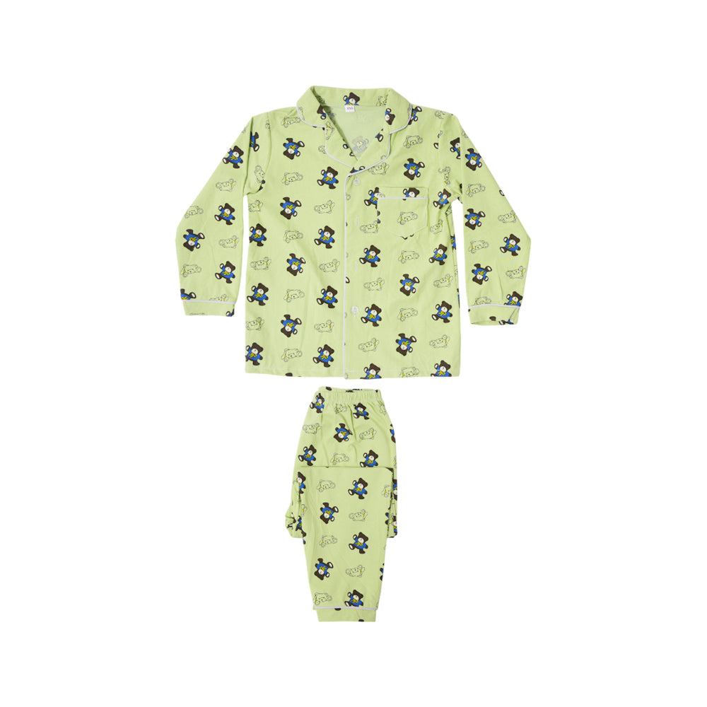 BOYS L/S 2PC SLEEPING SUIT F/O MZW-24 5-6 YEAR NO10