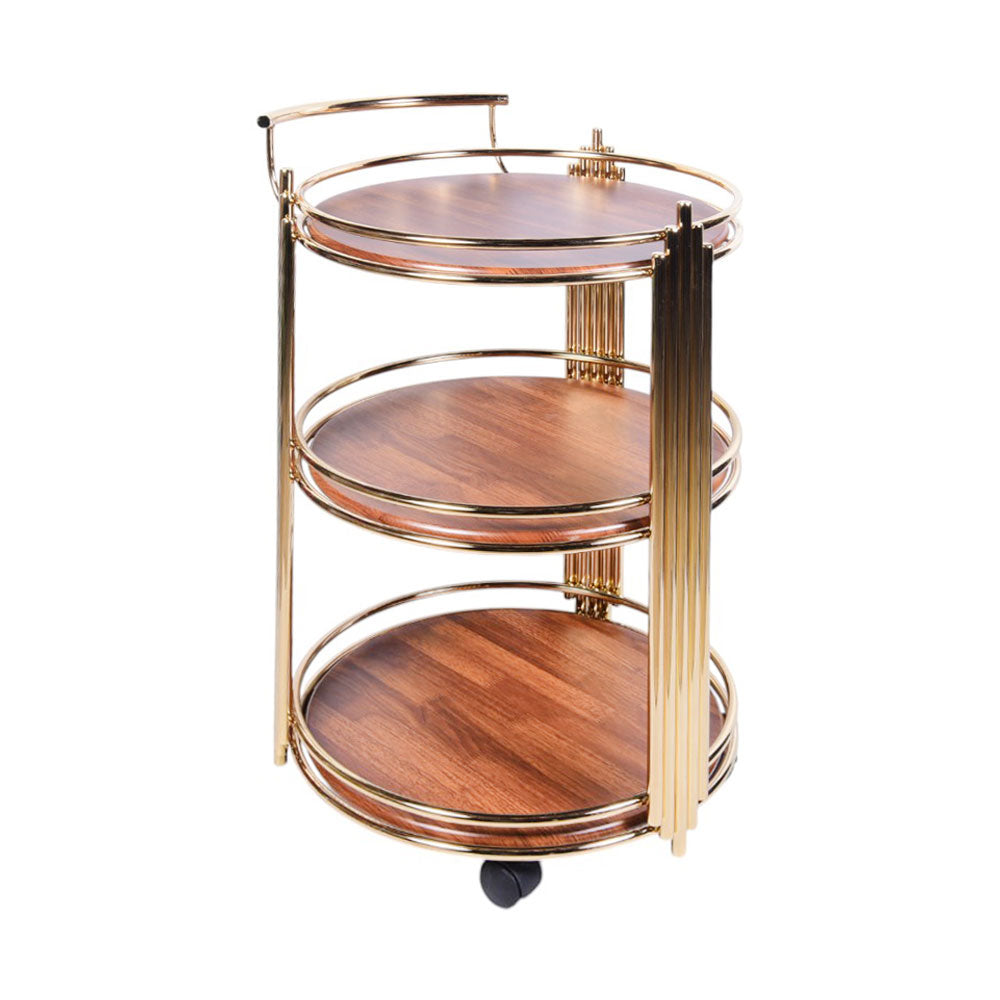 TEA TROLLEY THREE SHELF DELUXE MASA