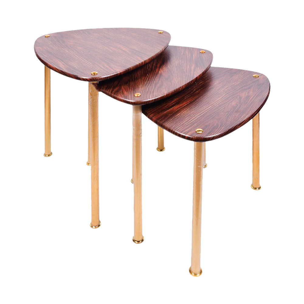 TABLE SET 3PC TIGER GOLDEN 042