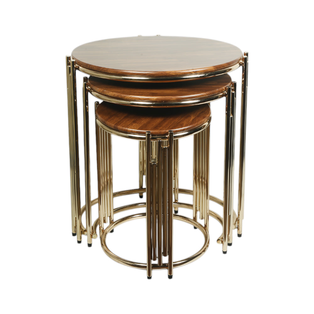 TABLE ROUND PANJA MASA 3 PCS SET