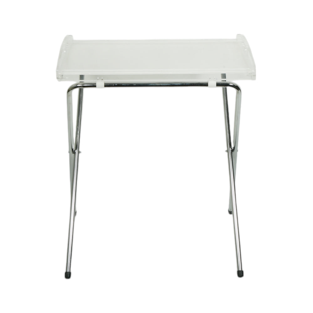 FOLDING TABLE ACRYLIC WHITE
