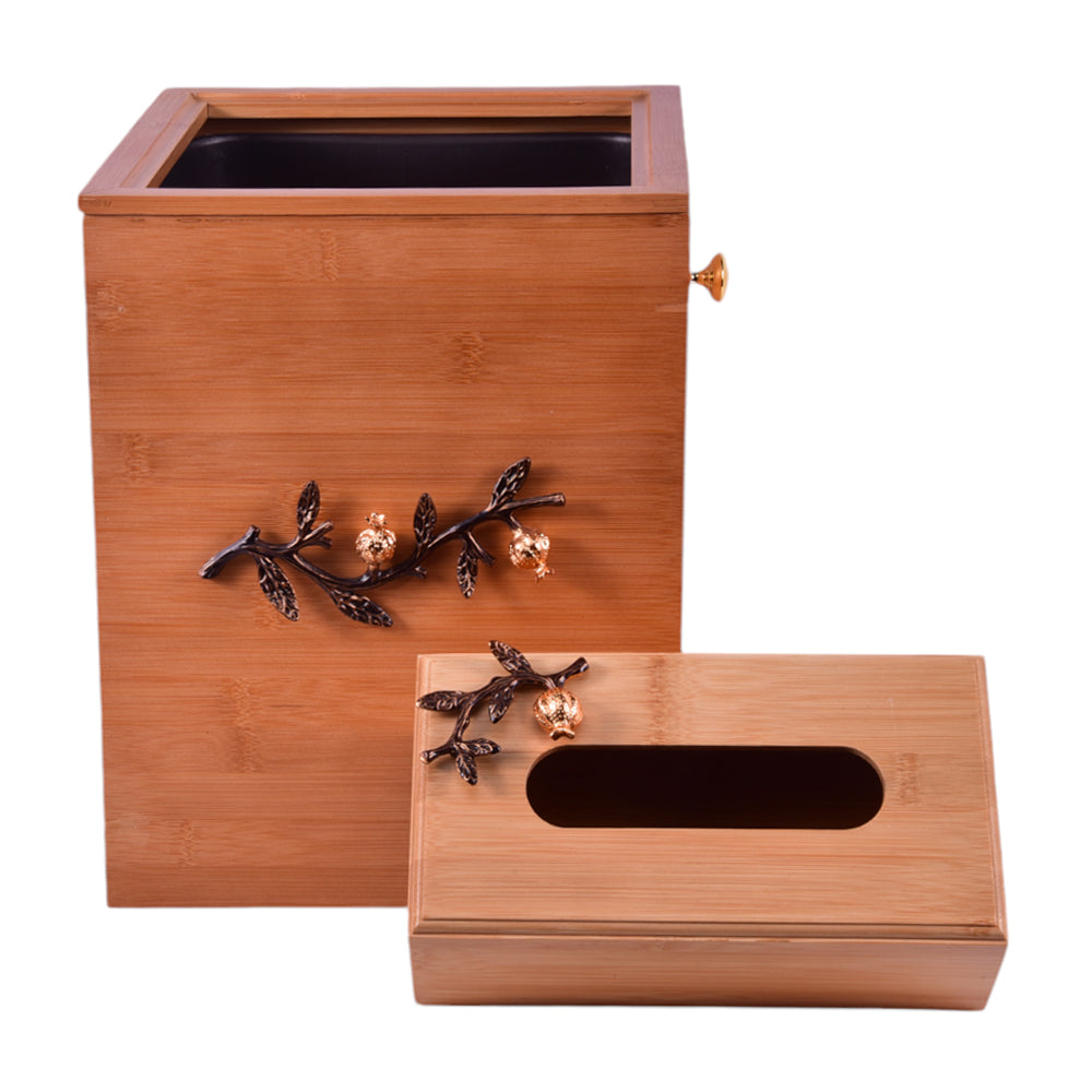 DUSTBIN SET ORCHID WB-1090