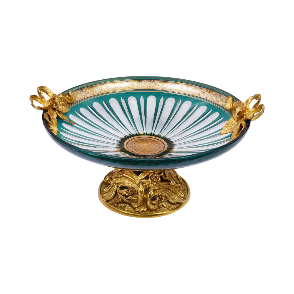 DISH CRYSTAL BRASS E8-P5023-2 JSC11-D25-6