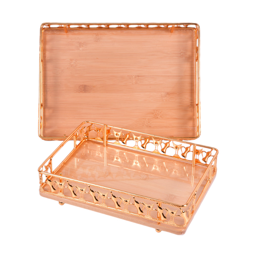 TRAY SET 3PC GOLDEN B001/2/3