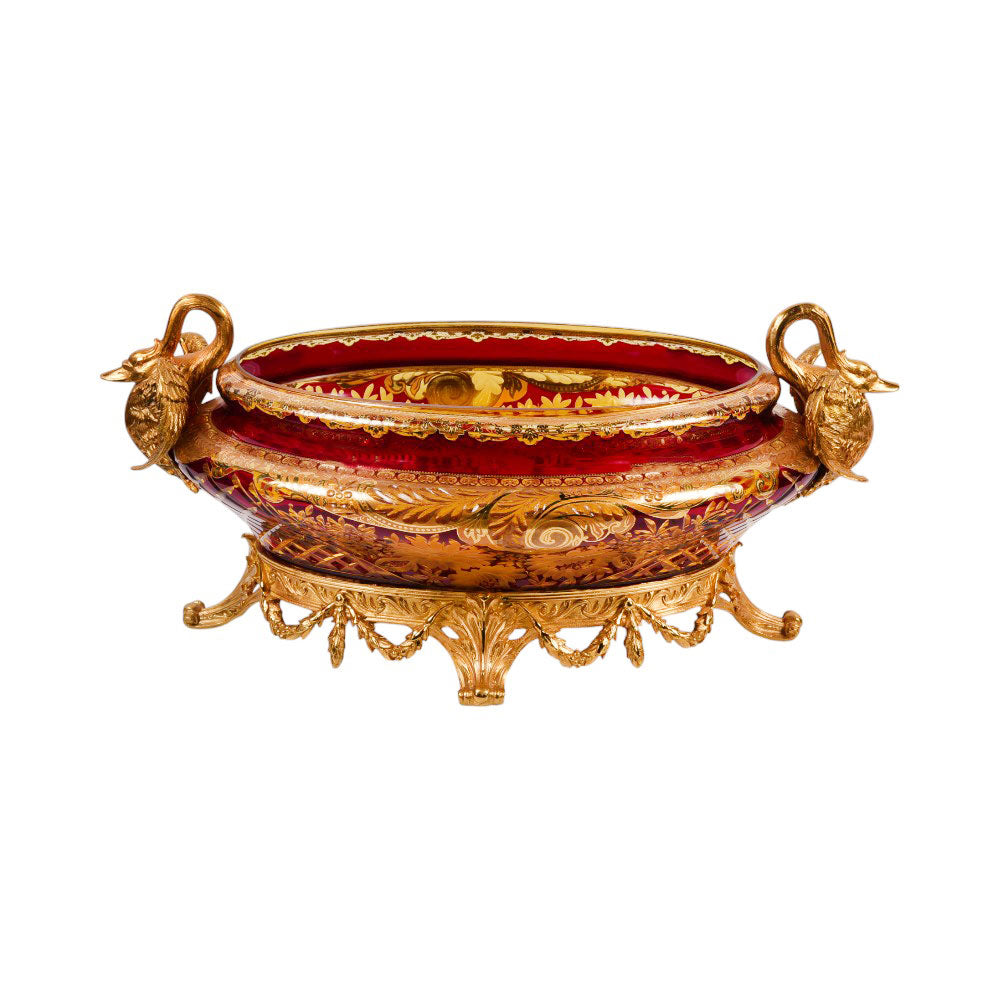 BOWL CRYSTAL BRASS IR H-B49-3035 EAC-144A1-C59