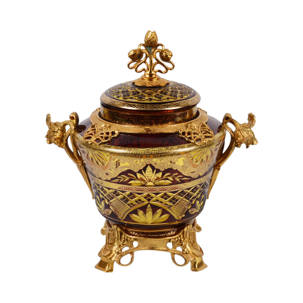 BOWL CRYSTAL BRASS IR EJ2042-1 EAC-148B1-C38