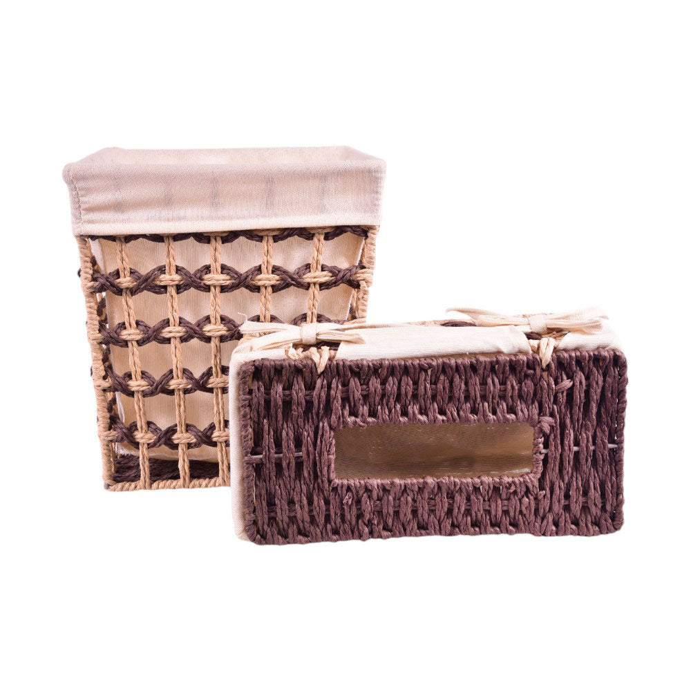 DUSTBIN & TISSUEBOX SET CAN IR Q057 G89-G91