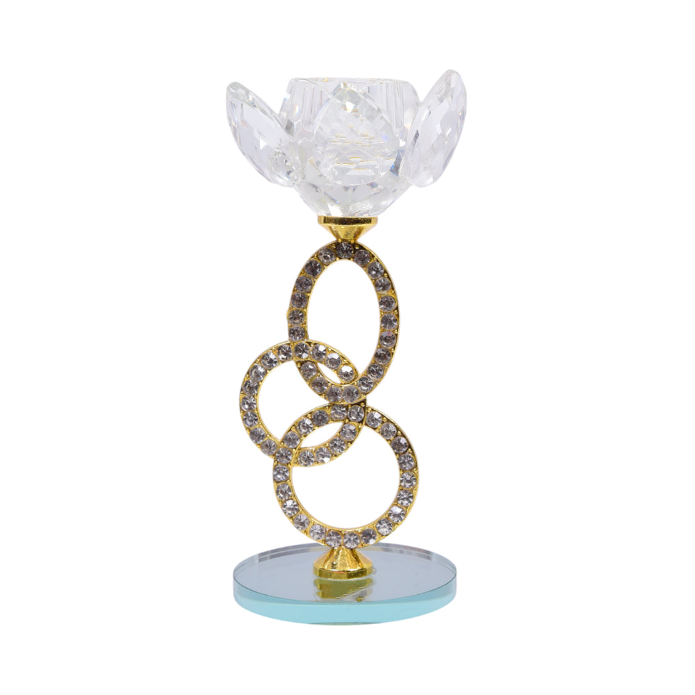 CANDLE STAND CRYSTAL 45-3211-C37