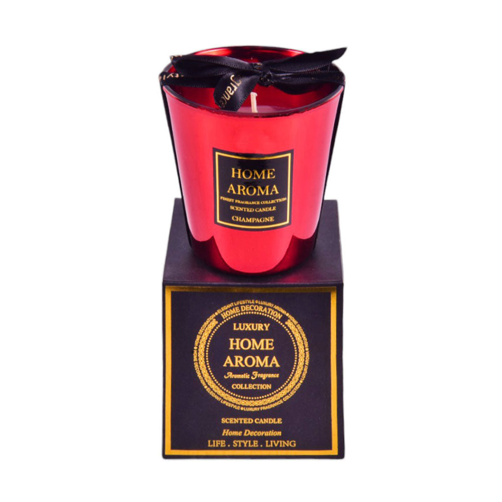 WAX CANDLE IN GLASS AD8490R