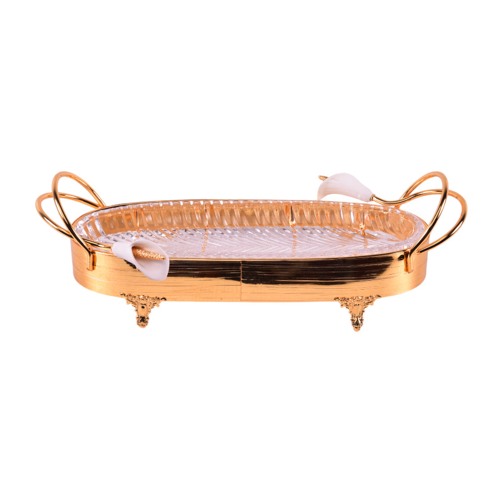 DISH SERVING ORCHID TA2704