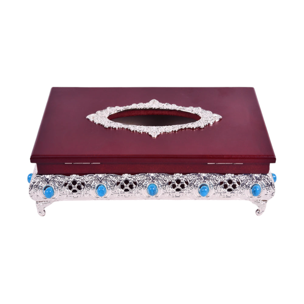 TISSUE BOX WOODEN HM2816L