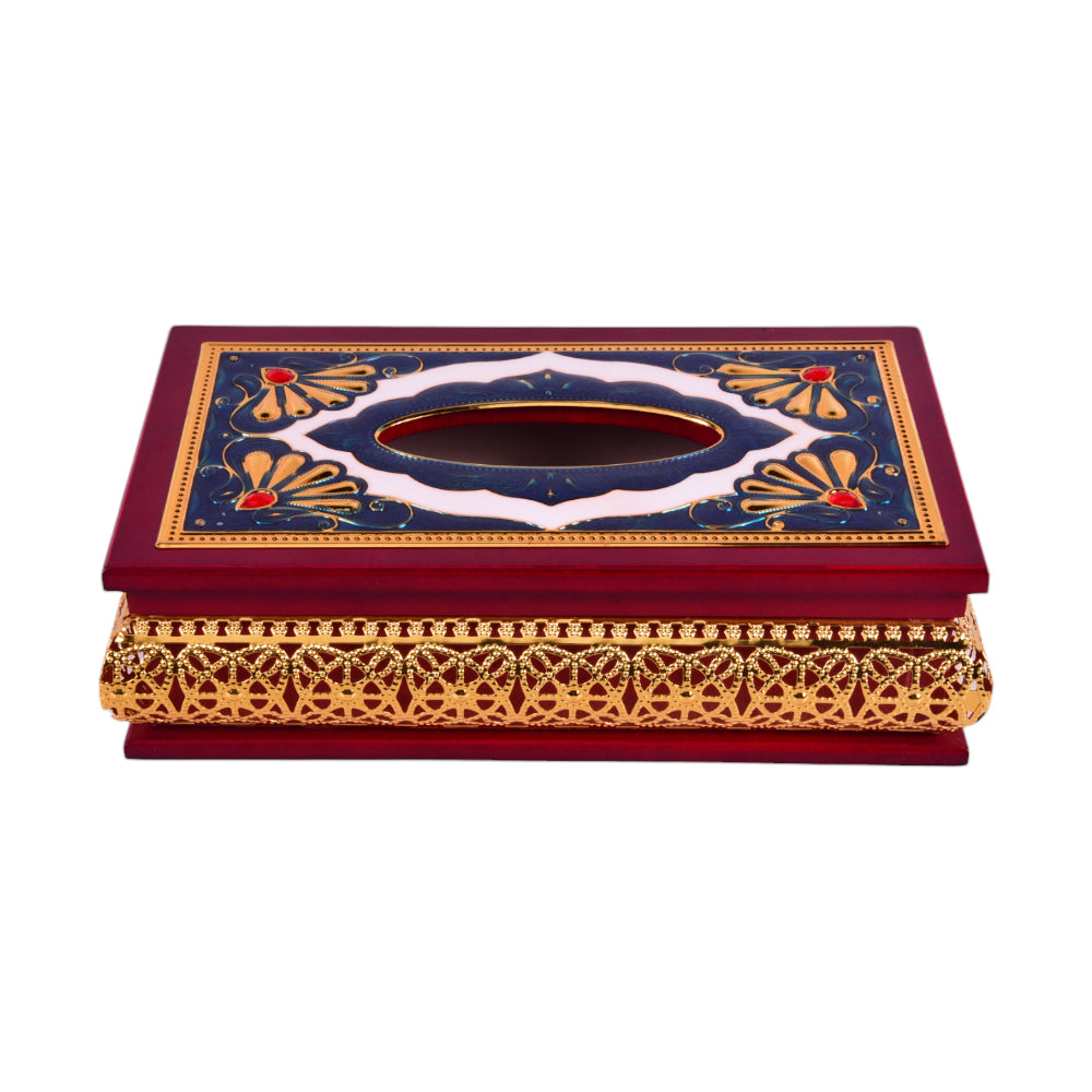 TISSUE BOX WOODEN A-1003