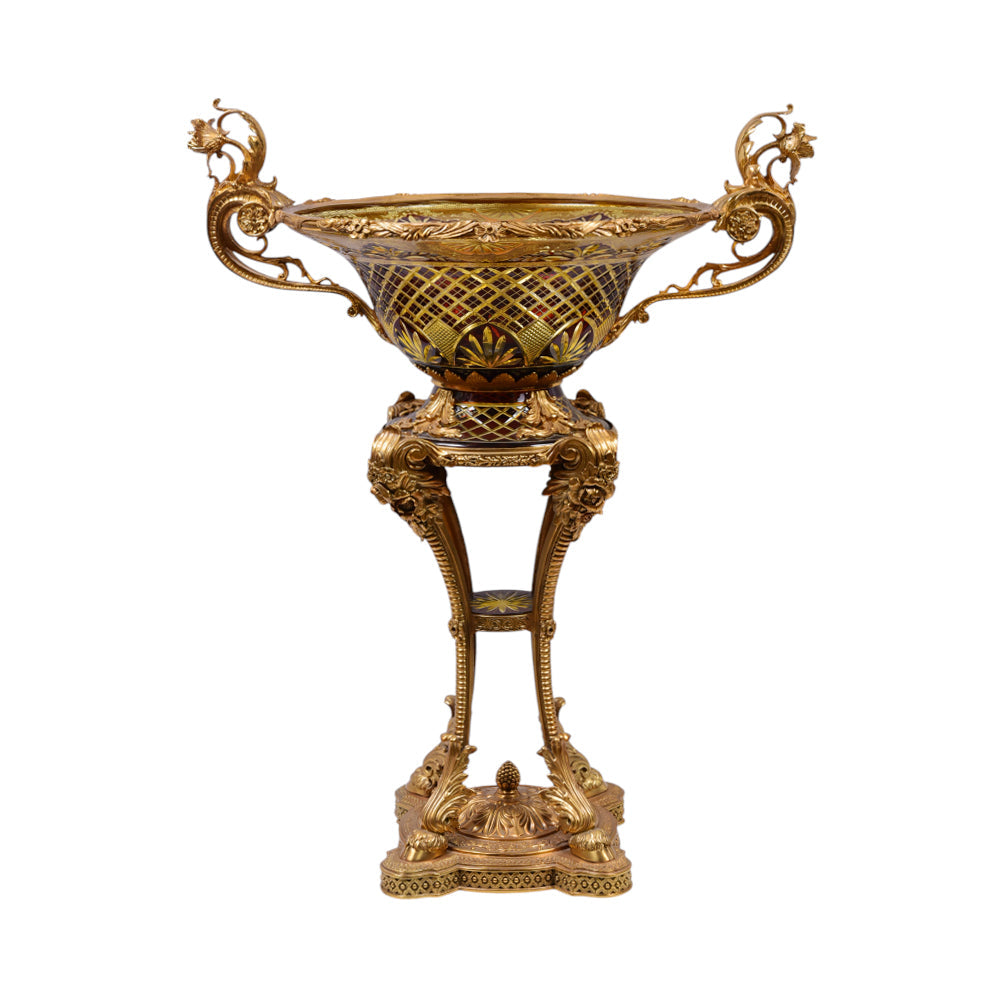 BOWL CRYSTAL BRASS IR EB23001-2 EAC-146A1-C38