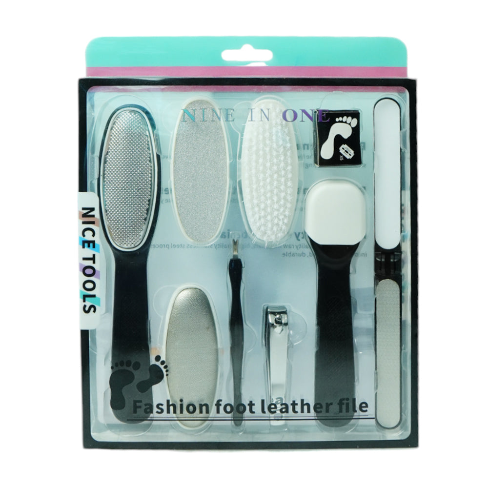 NICE PEDICURE TOOL KIT 9 IN 1