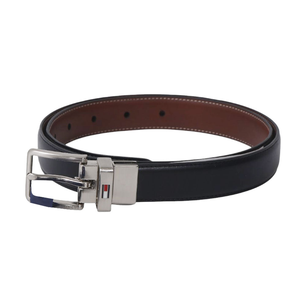 TOMMY HILFIGER MENS BELT 12TL01XZ03 BLK/COG L IR