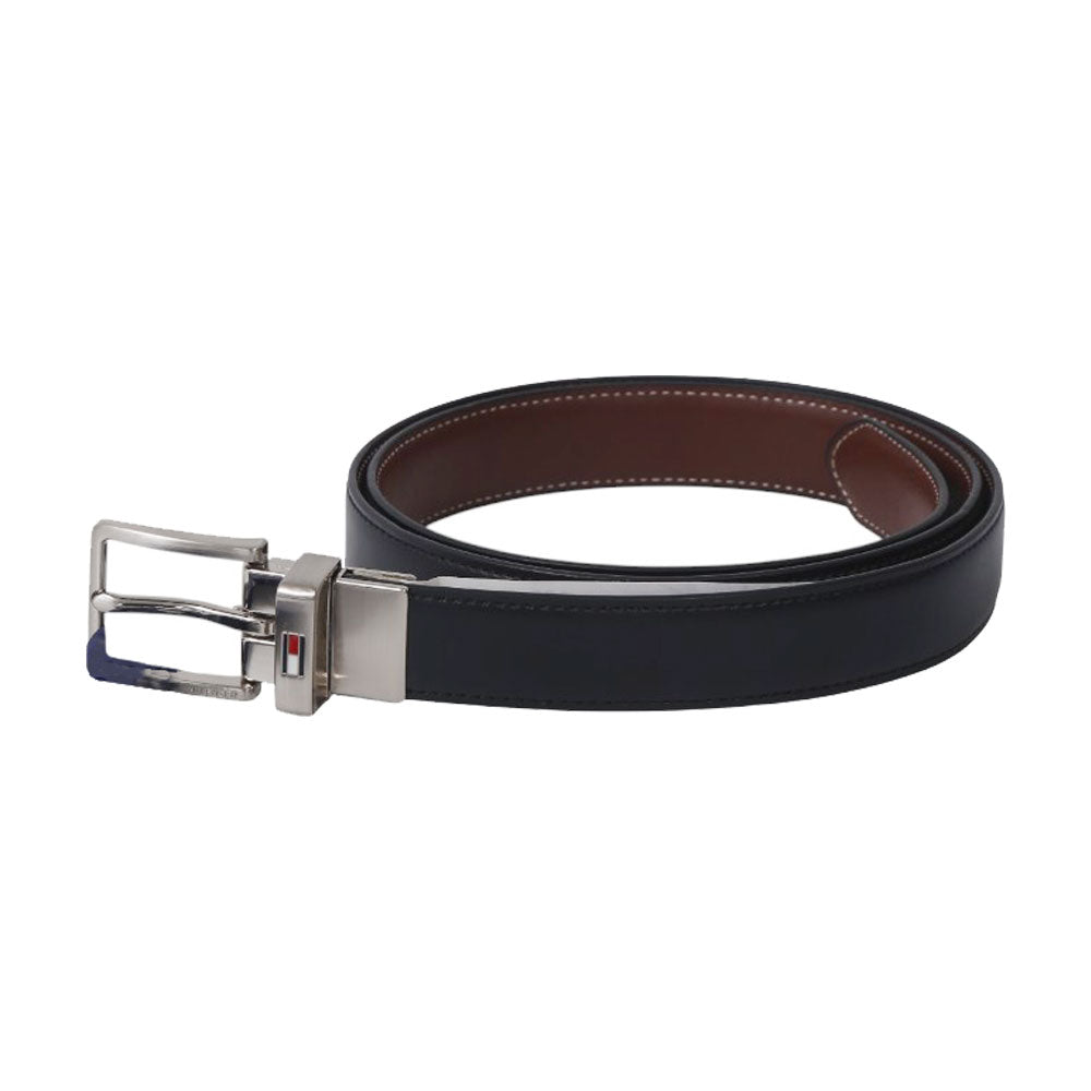 TOMMY HILFIGER MENS BELT 12TL01XZ03 BLK/COG XL IR