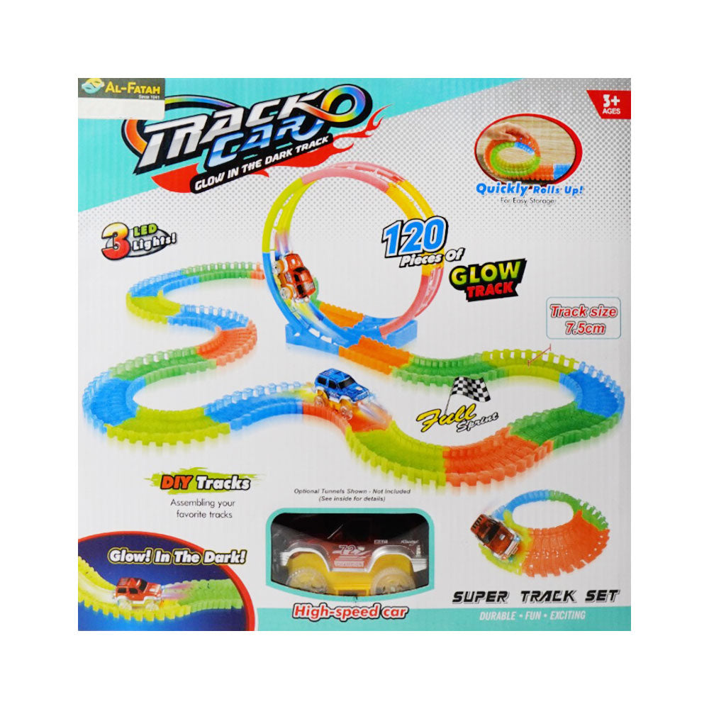 XC355B GLOW IN THE DARK TRACK CAR