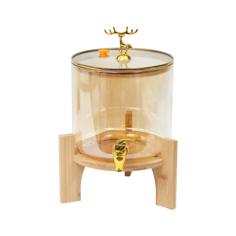 WATER DISPENSER GLASS 5.5 LTR GOLDEN 1028