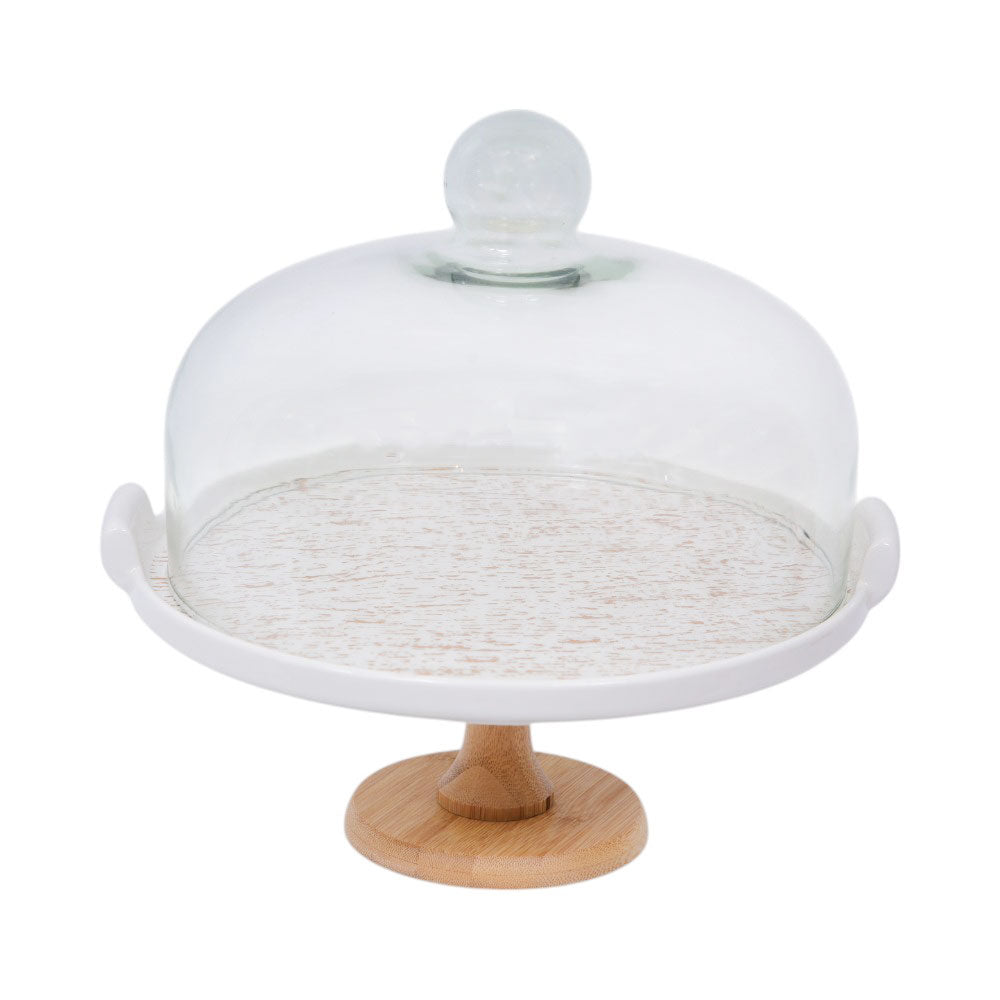 DISH CAKE CERAMIC 23-1/1033