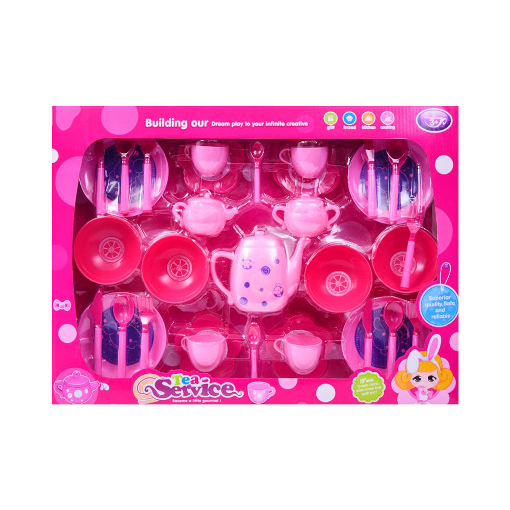 828K KITCHEN TEA SERVISE SET PINK