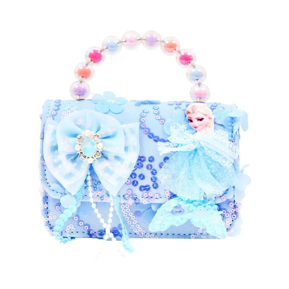 GIRLS FANCY CLUTCH PURSE BLUE IR-25 004