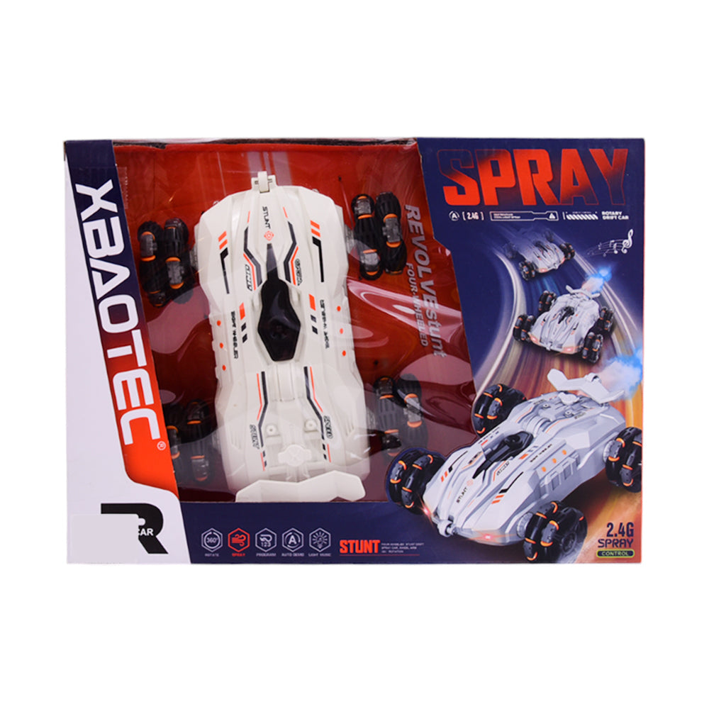 XB1128 4-WHEEL STUNT SPRAY CAR R/C A.I