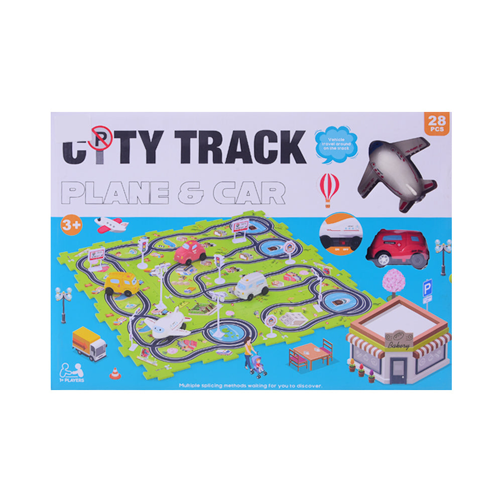 Y014 DIY CITY TRACK SET 28PCS A.I