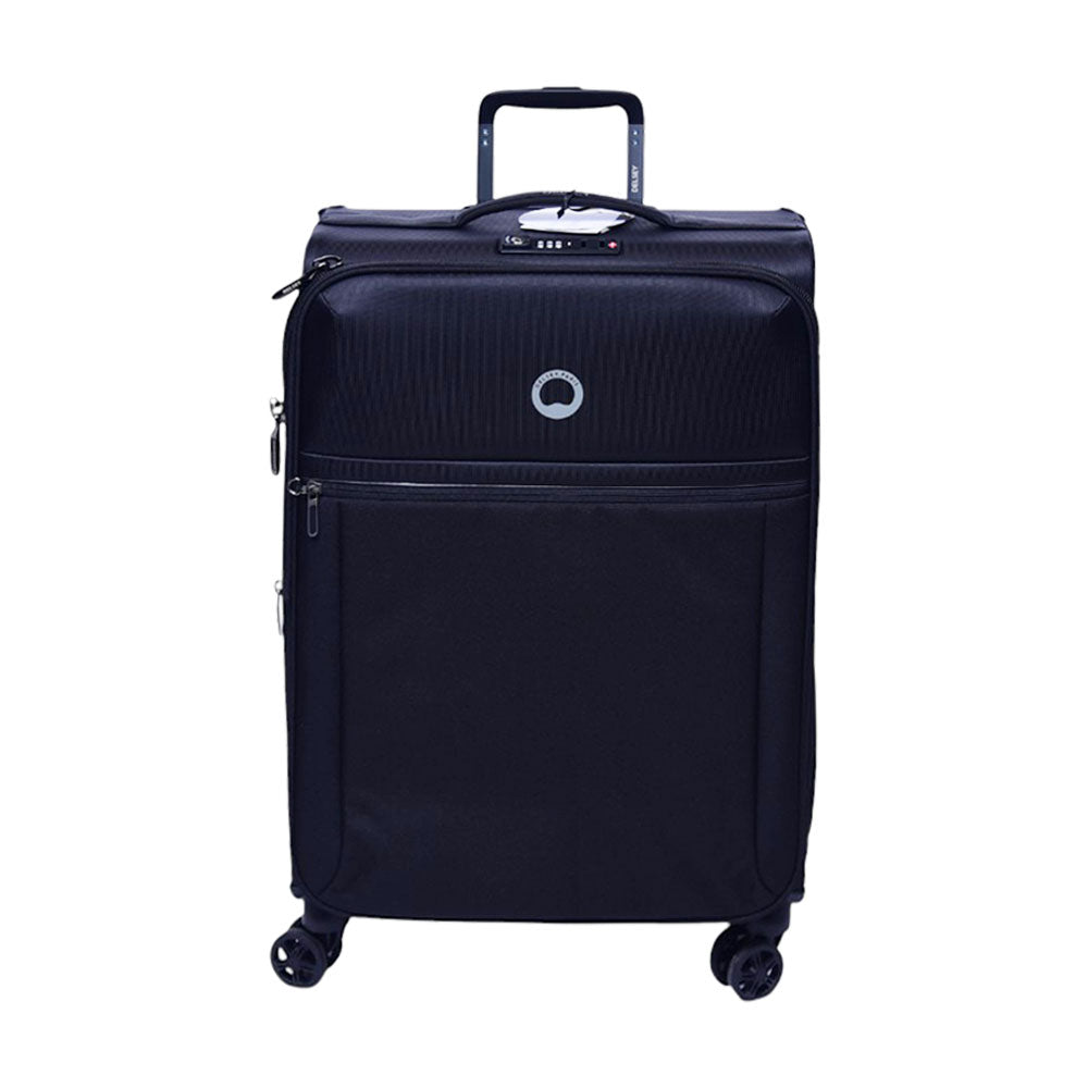 DELSEY TROLLEY CASE BROC BLACK 24INCH