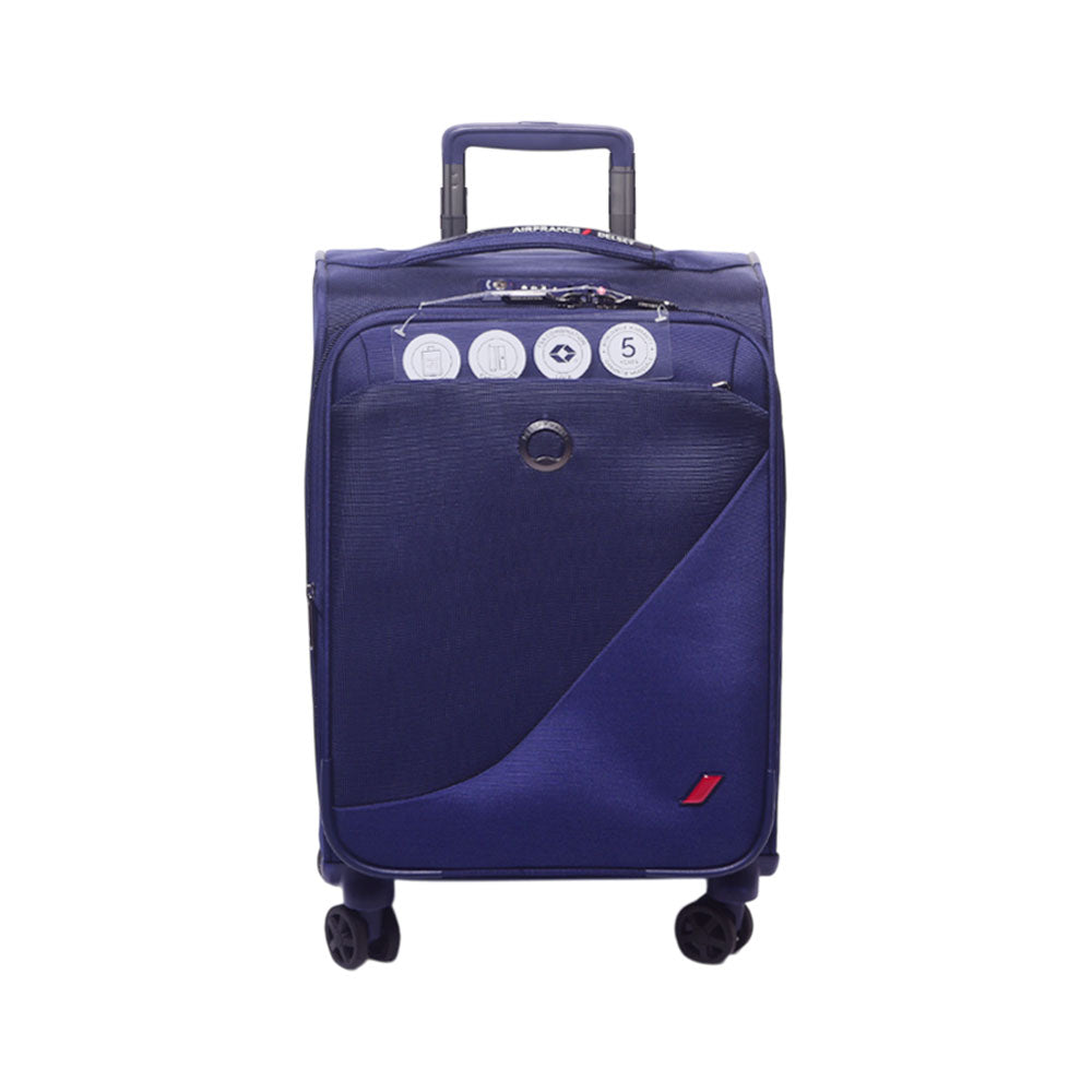 DELSEY TROLLEY CASE DESTINATION NAVY-BLUE 20INCH