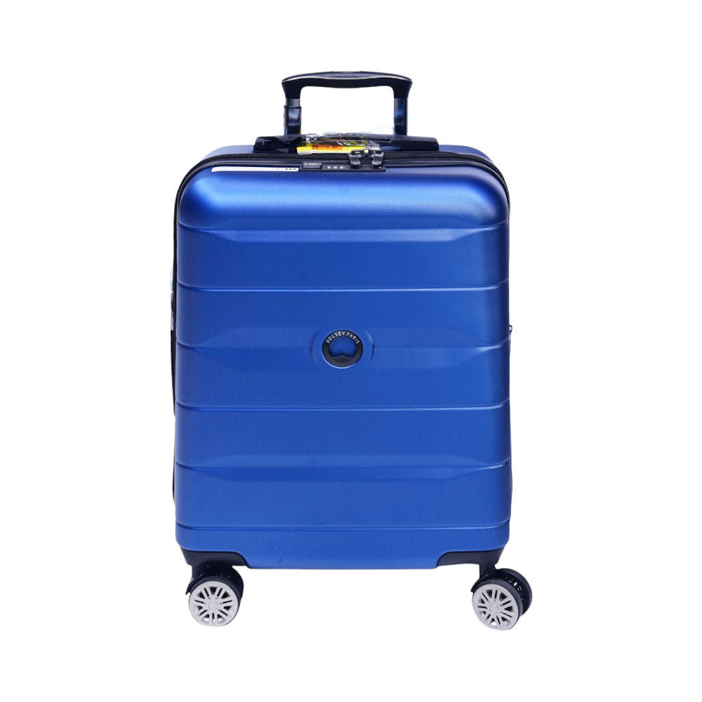 DELSEY TROLLEY CASE COMETE BLUE 20INCH