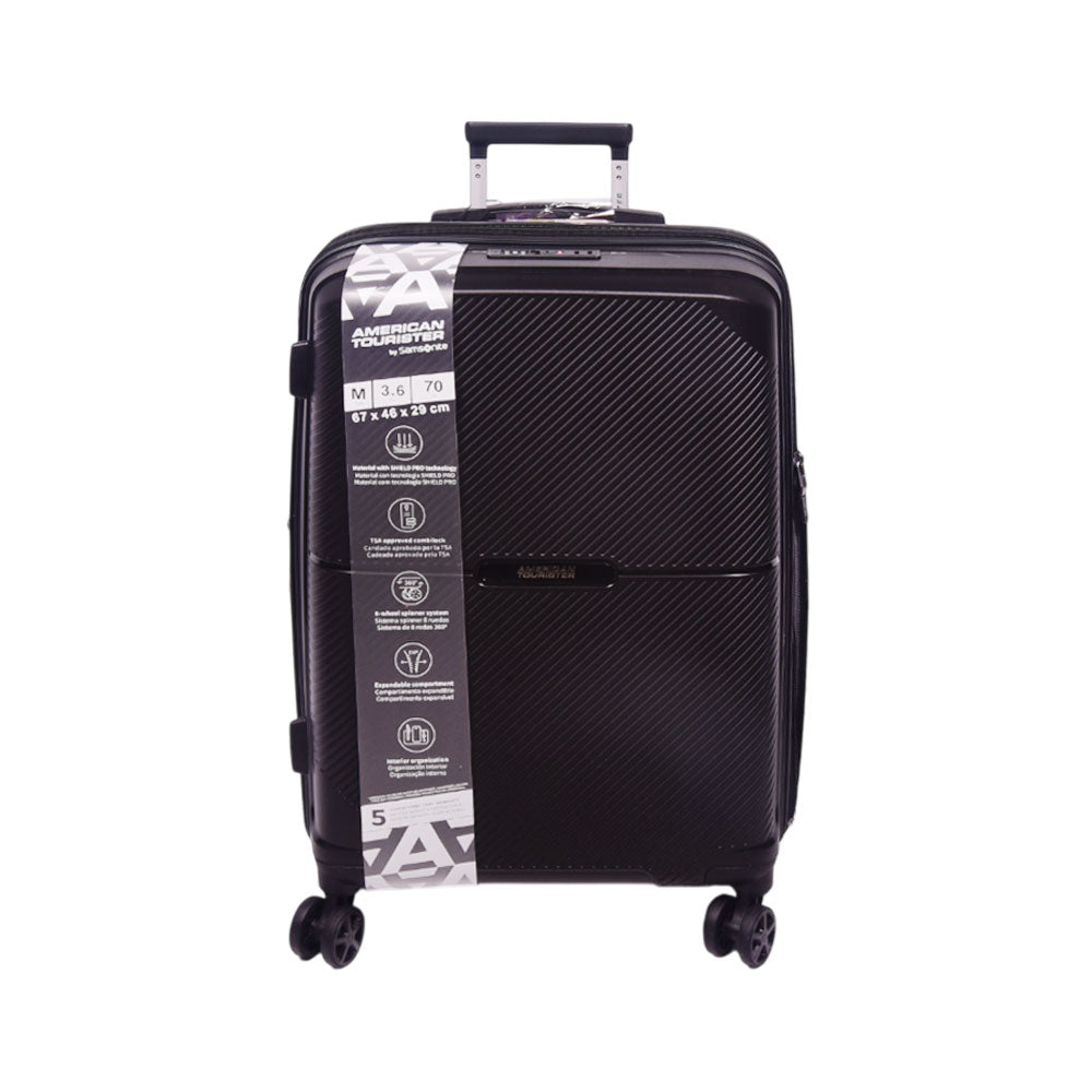 AMERICAN TOURISTER TROLLEY CASE KYOTO BLACK 24INCH