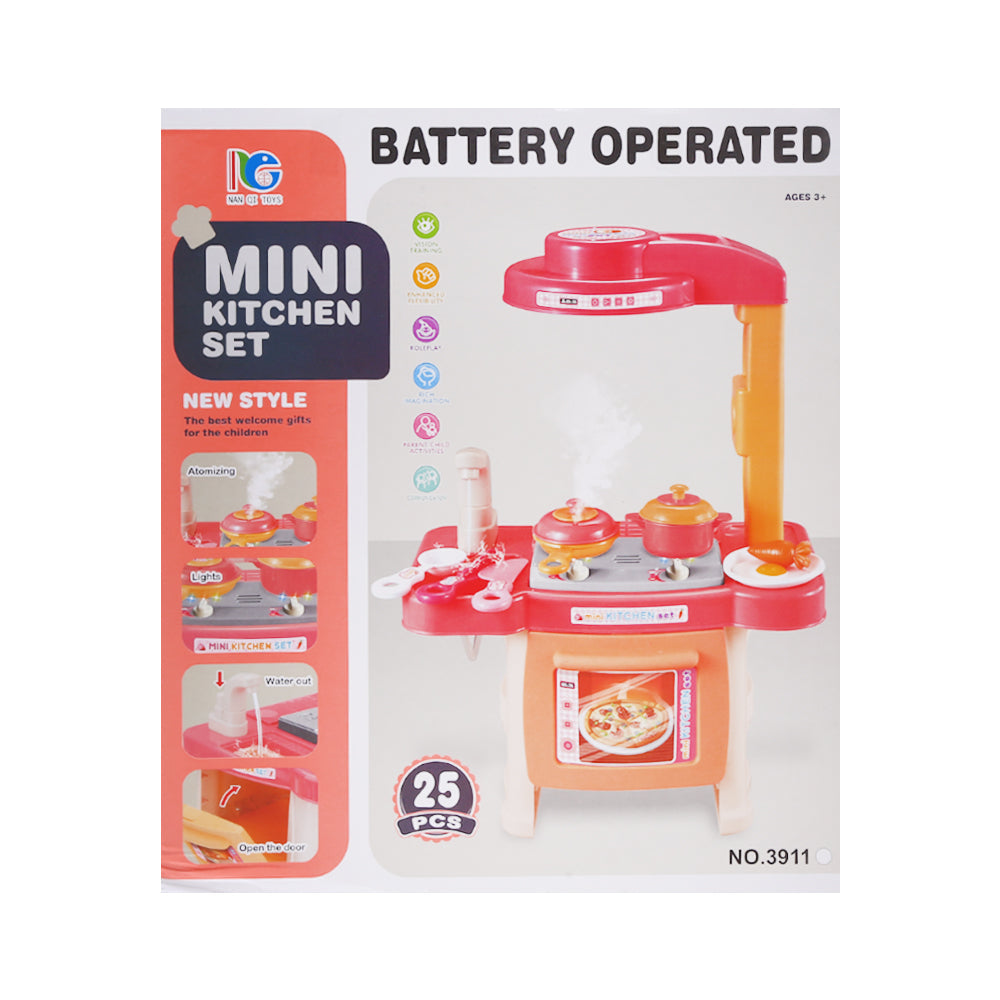 3911 MUSICAL KITCHEN SET 25PCS A.I