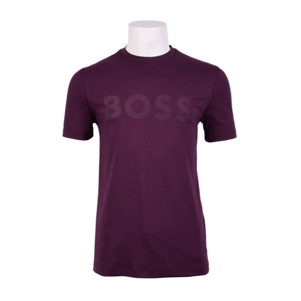 HB MEN S/S R.NECK SHIRT 50481923-543 PRPL S (IRS)