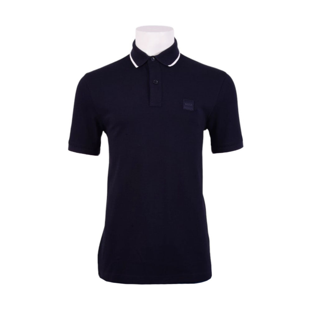 HB MEN S/S POLO SHIRT 50507699-404 NVY M (IRS)