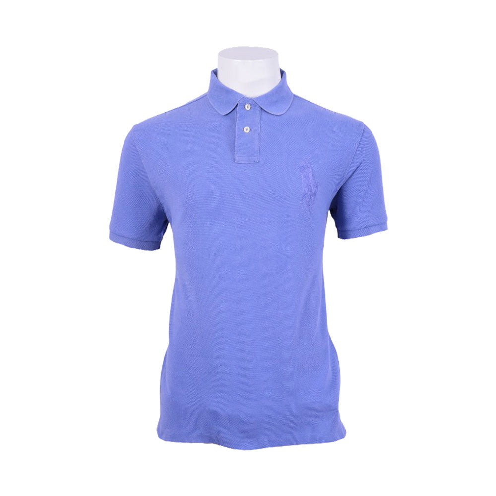 RL MEN S/S POLO SHIRT 878001 BLU M (IR)