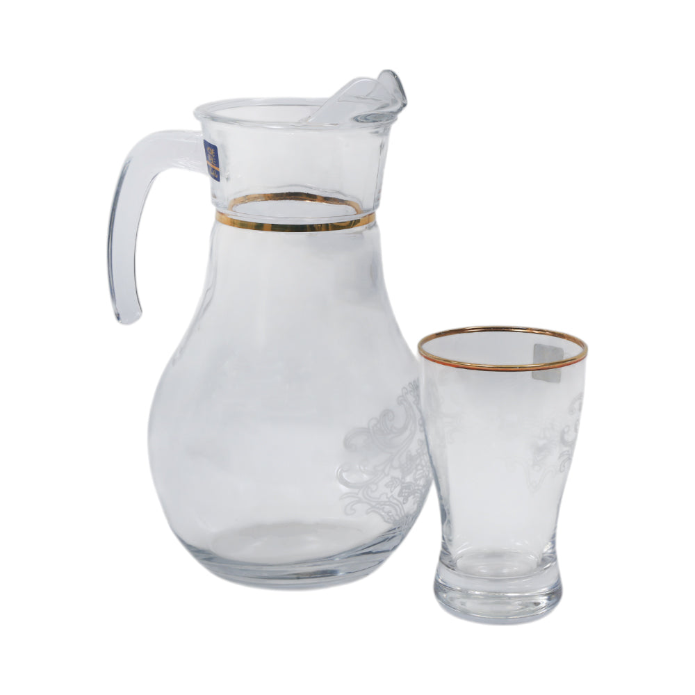 WATER SET 7PC PSB HAND CUT GOLD OPHELIA 96932-037