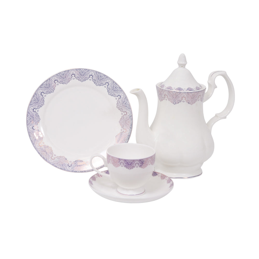 TEA SET 24PC BONE CHINA B5 ET