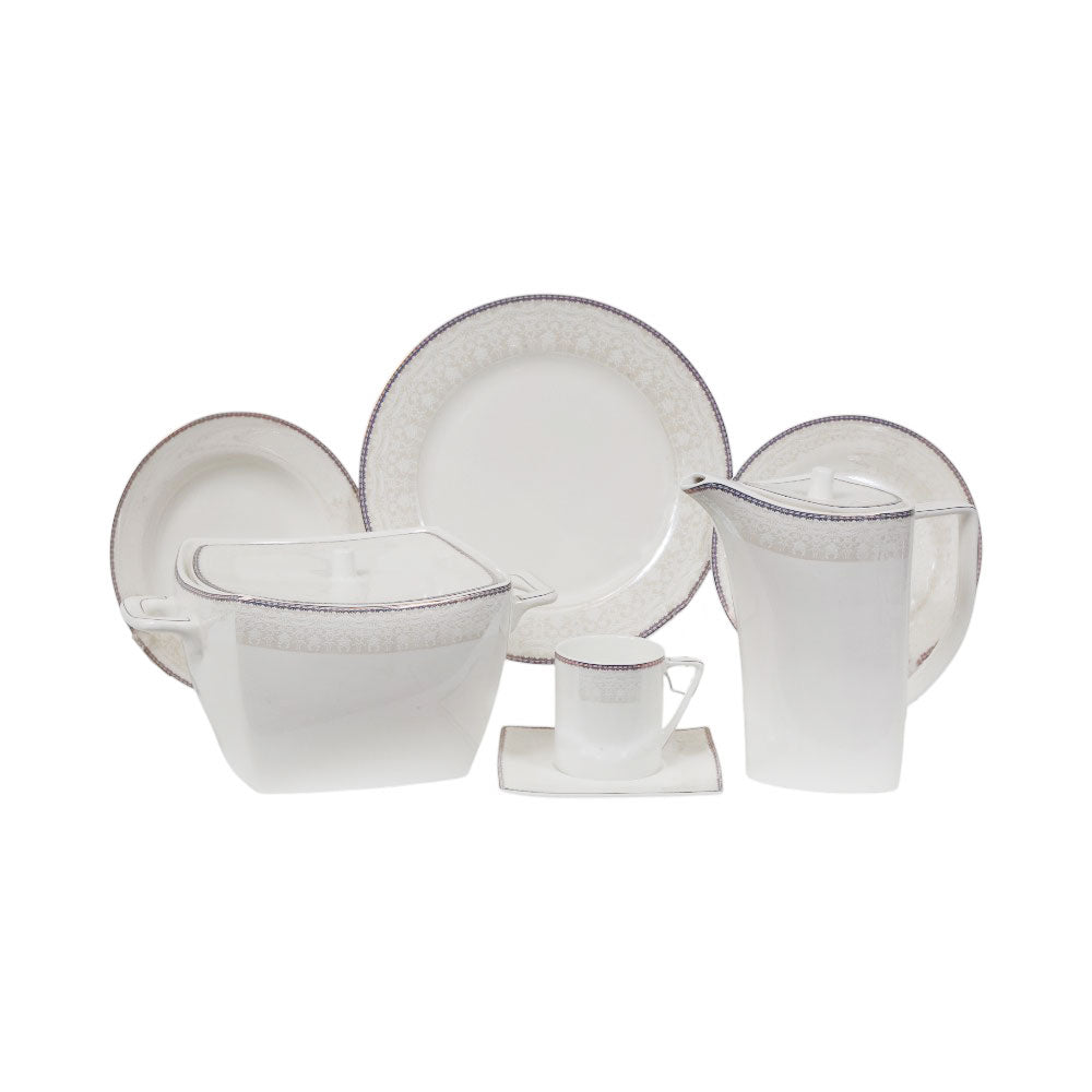DINNER SET 61PC BONE CHINA HP006 KC