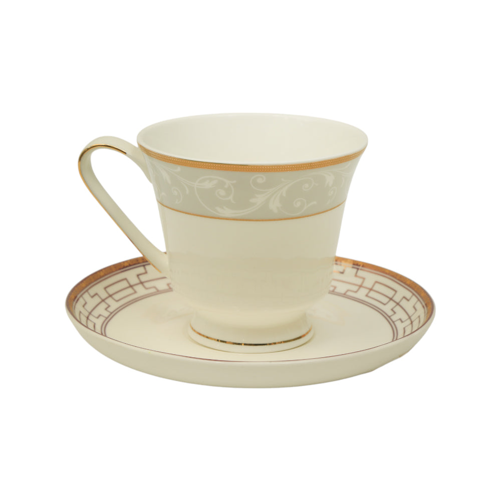 CUP SAUCER BONE CHINA SH146 02876 KF (Pack 6)