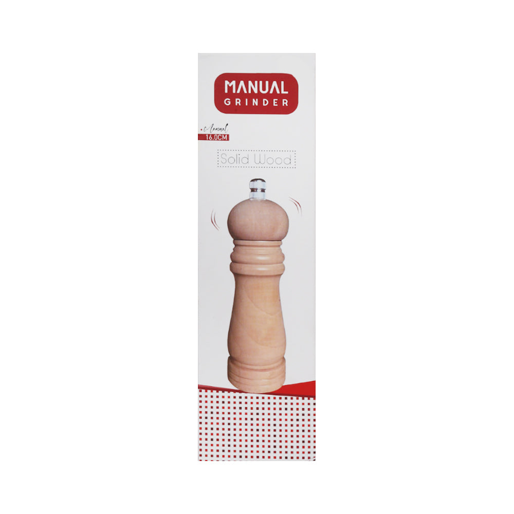 PEPPER MILL GRINDER WOODEN IR 35637-22